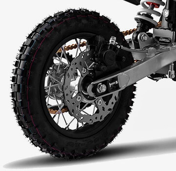 50R Spec: Extended Swing Arm