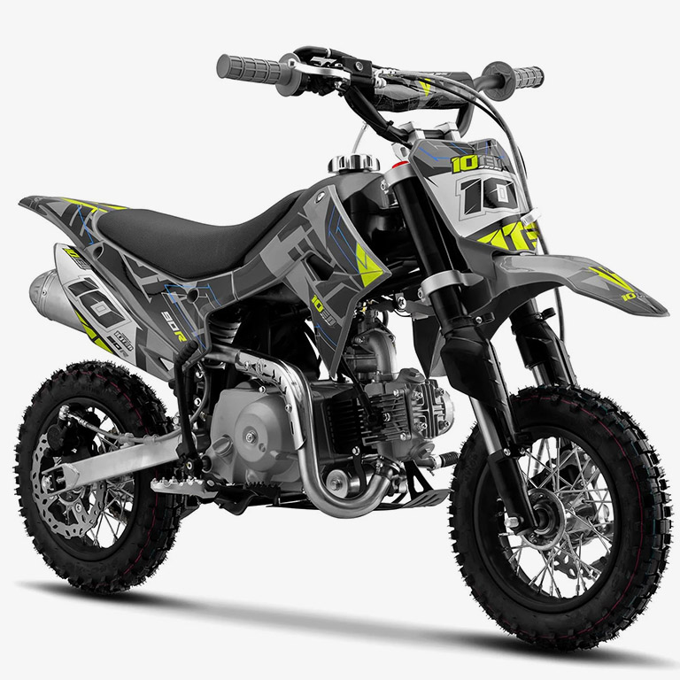 90cc Dirt Bike Trail Pit Bike Electric Start Semi Auto Junior Bike