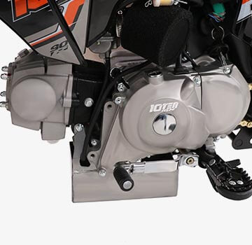 90cc 4-Stroke Engine with Semi-Automatic Transmission